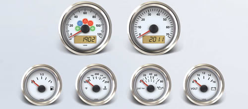 VDO ViewLine Ivory Gauges